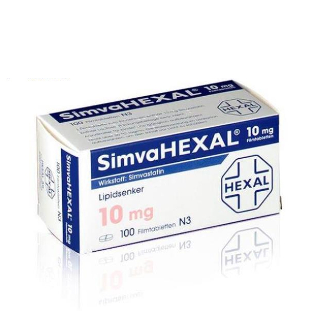 Thuốc SimvaHexal 10mg, Hộp 100 viên