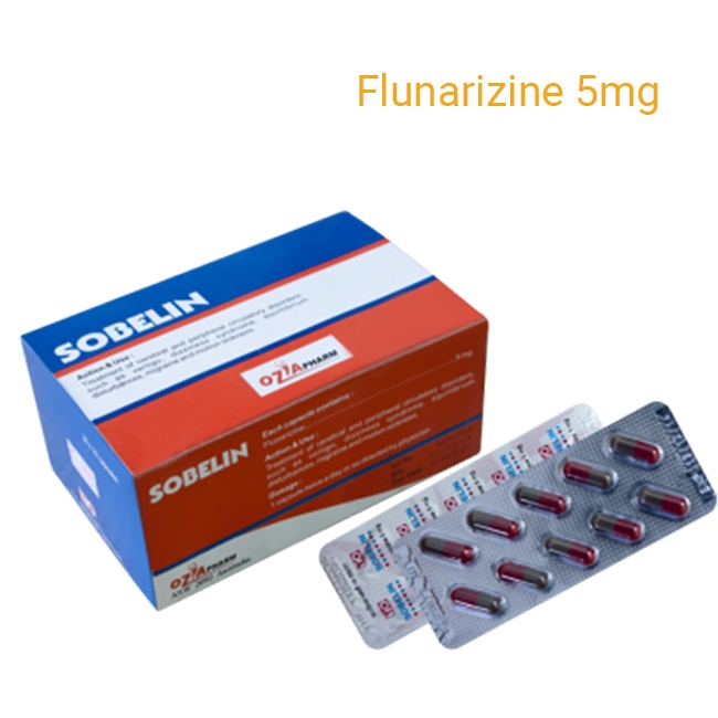 Thuốc Sobelin 5mg - Flunarizine 5mg