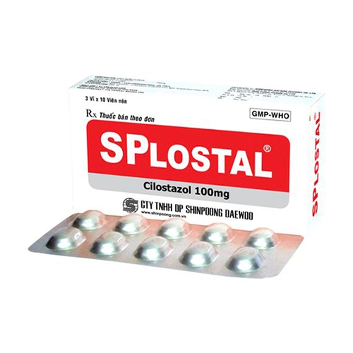Thuốc SP Lostal, Cilostazol 100mg Shinpoong, Hộp 30 viên