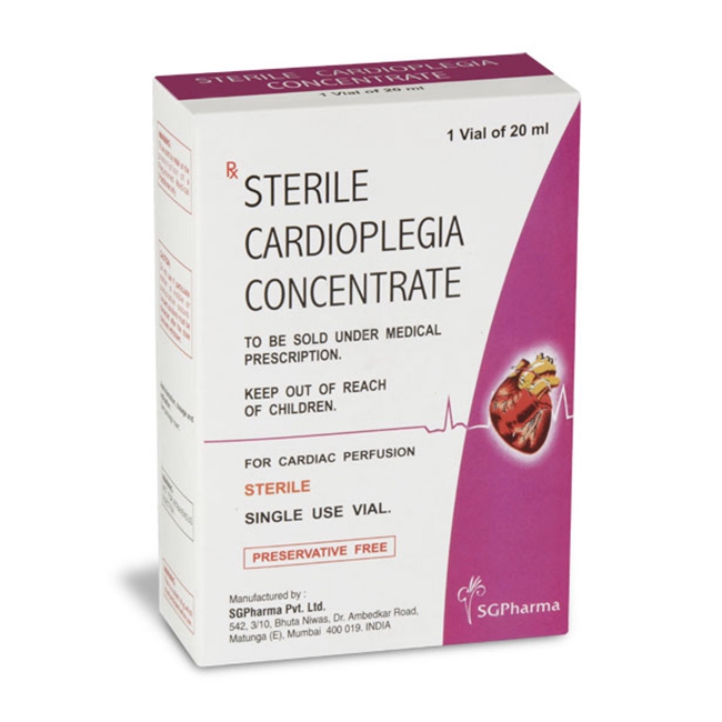 Thuốc Sterile Cardioplegia concentrate 20ml