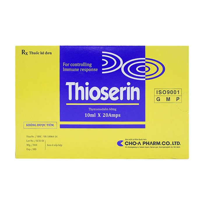 Thuốc tăng cương miễn dịch Thioserin 20 ống x 10ml