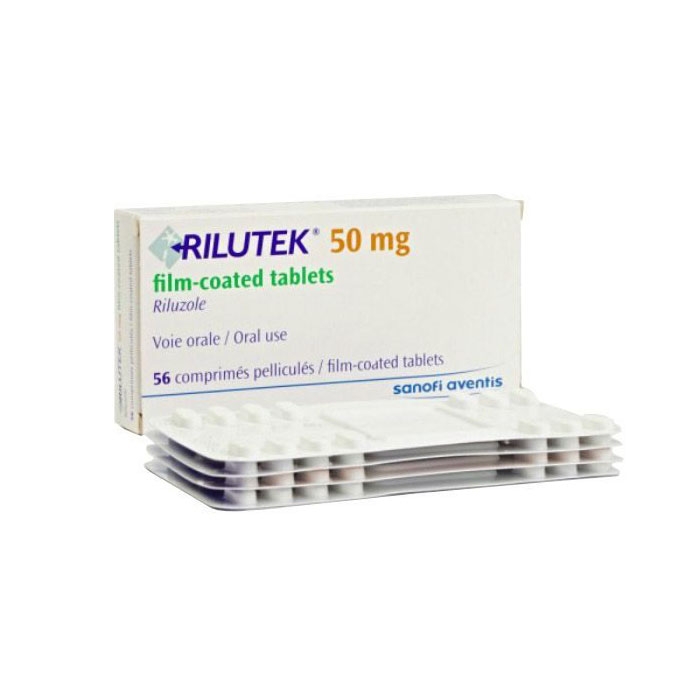 Thuốc teo cơ Rilutex 50mg, Hộp 56 viên