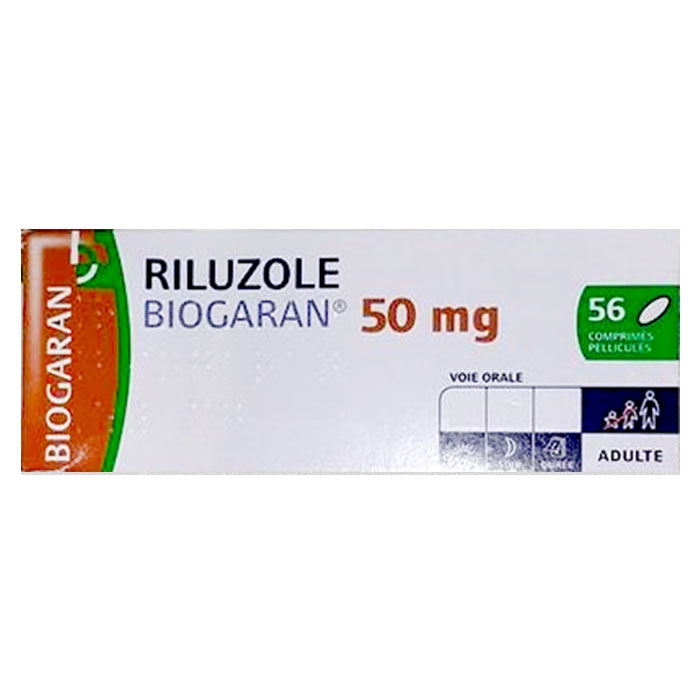 Thuốc thần kinh Riluzole Biogaran 50mg