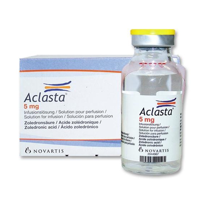 Thuốc tiêm Novartis Aclasta 5mg/100ml, Chai 100ml