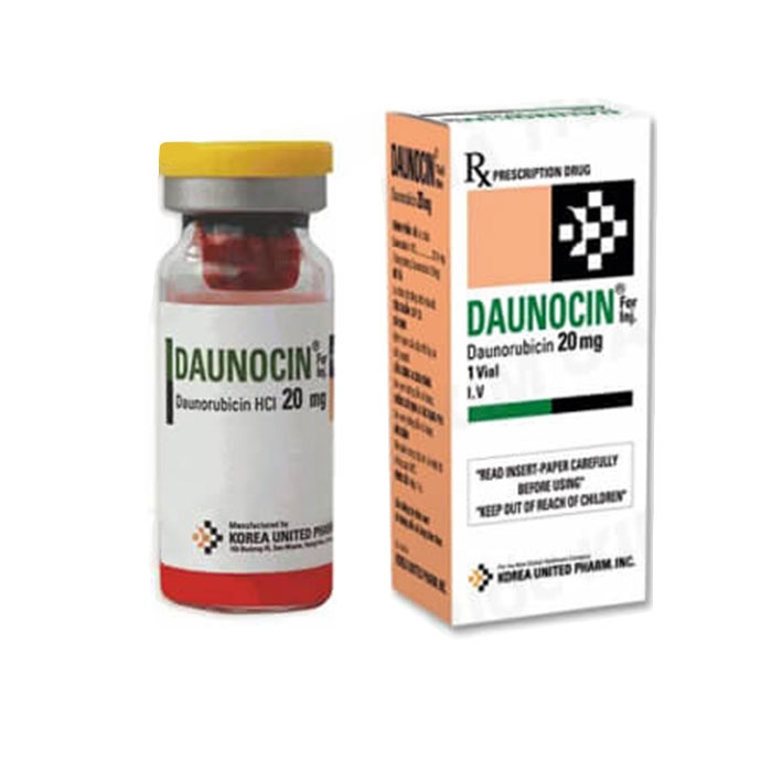 Thuốc tiêm Daunocin 20mg, Hộp 1 lọ Inj