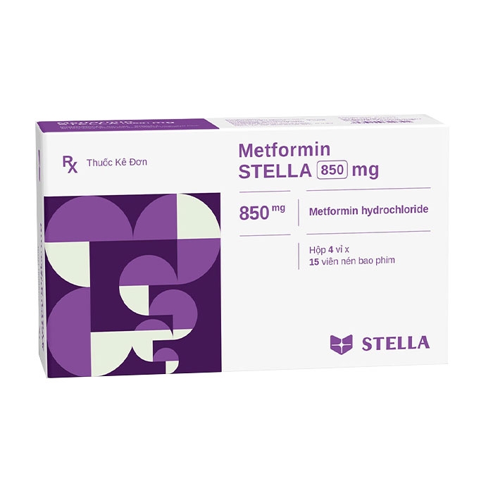 Thuốc tiểu đường Stella Metformin Stella 850mg