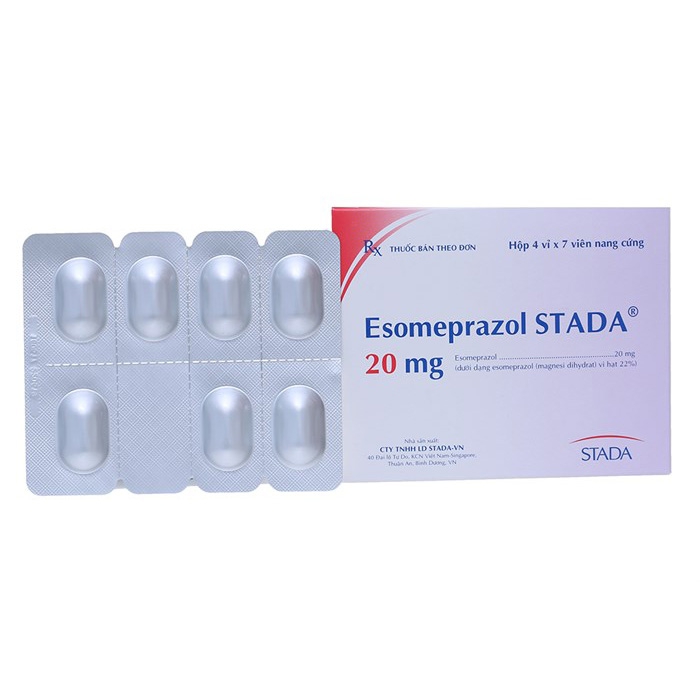 Thuốc tiêu hóa sTadenex CAP 20mg, Esomeprazole STADA 20mg