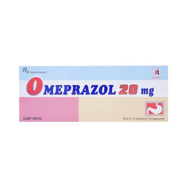 Thuốc tiêu hóa Omeprazol 20 mg | Hộp 3 vỉ x 10 viên