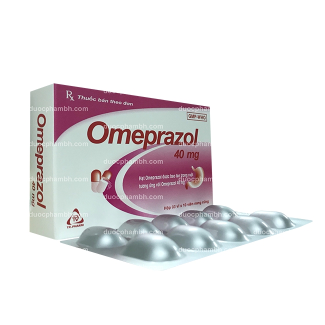 Thuốc tiêu hóa OMEPRAZOL - Omeprazol 40mg