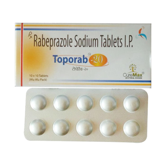 Thuốc tiêu hóa Toporab Rabeprazol 20mg Itopride 150mg 100 viên