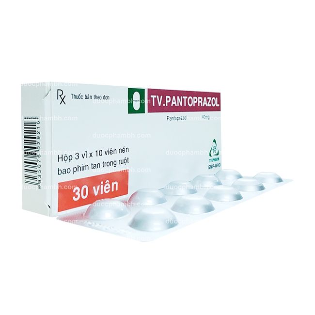 Thuốc tiêu hóa TV.PANTOPRAZOL - Pantoprazol 40mg