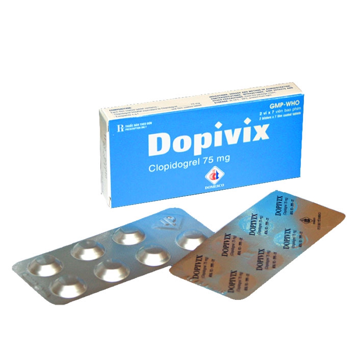 Thuốc tim mạch Dopivix 75mg Domesco