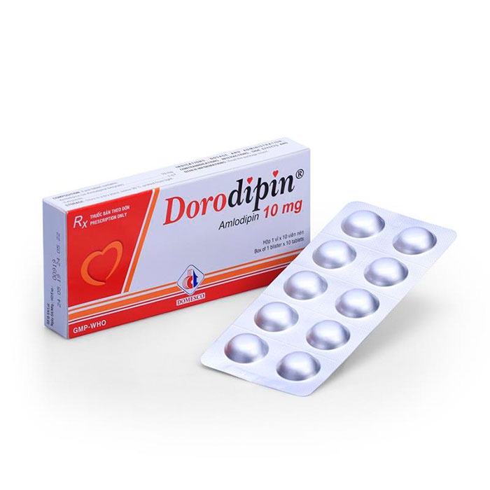 Thuốc tim mạch Dorodipin 10mg Domesco