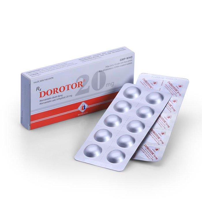 Thuốc tim mạch Dorotor 20mg Domesco