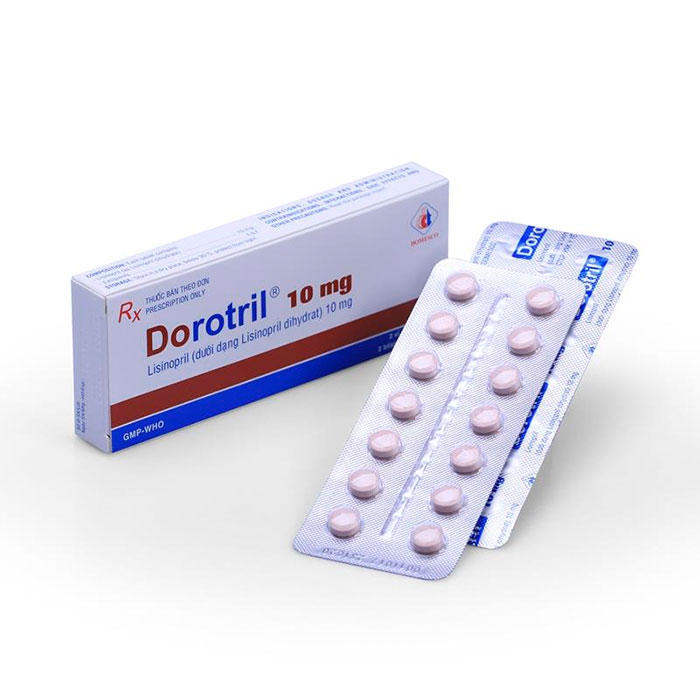 Thuốc tim mạch Dorotril 10mg Domesco