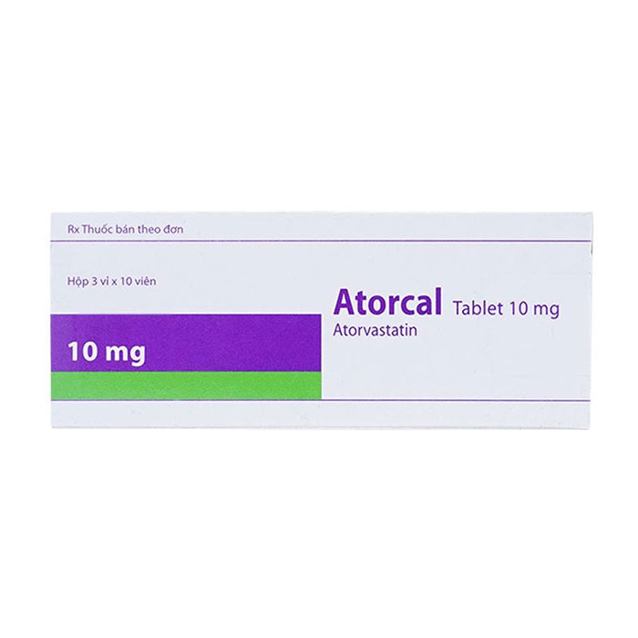 Thuốc tim mạch Healthcare Atorcal 10mg, Hộp 30 viên