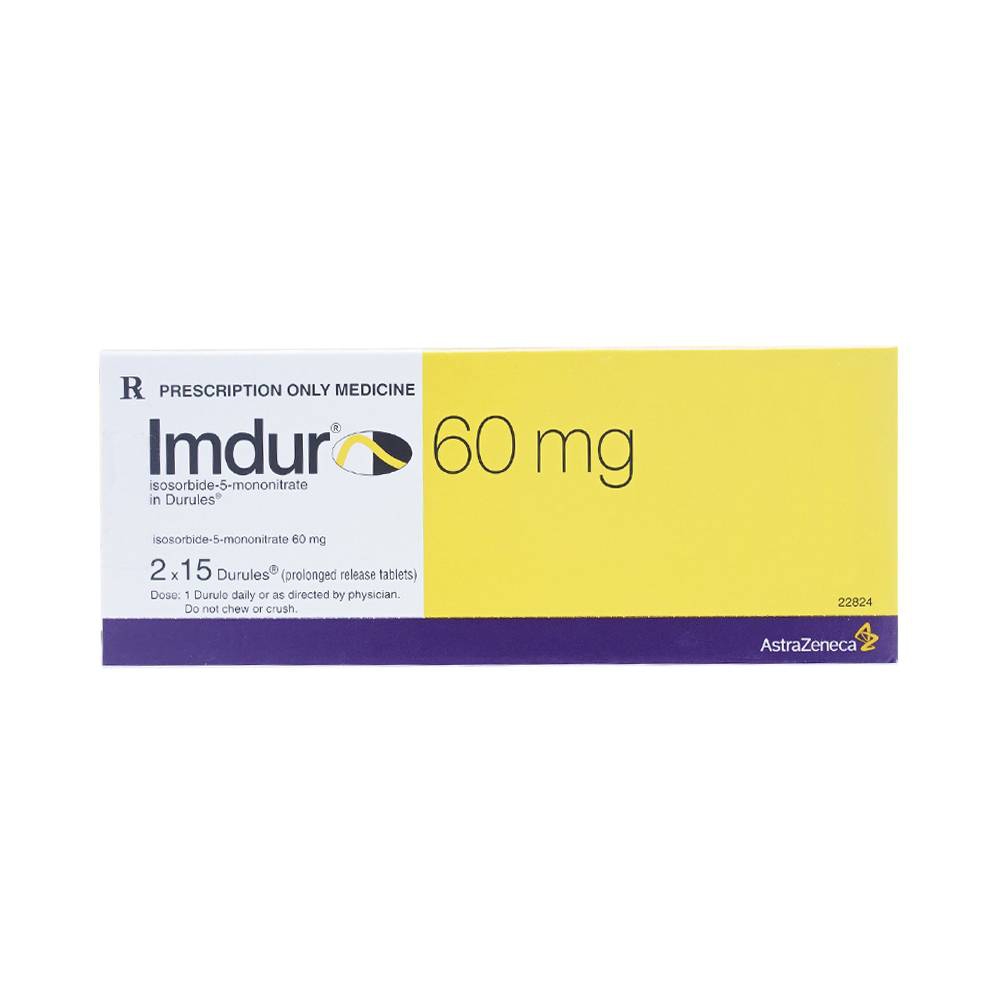 Thuốc tim mạch Imdur 60mg ( Isosorbide 60mg )