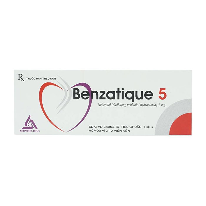 Thuốc tim mạch Meyer-BPC Benzatique 5mg, Hộp 30 viên