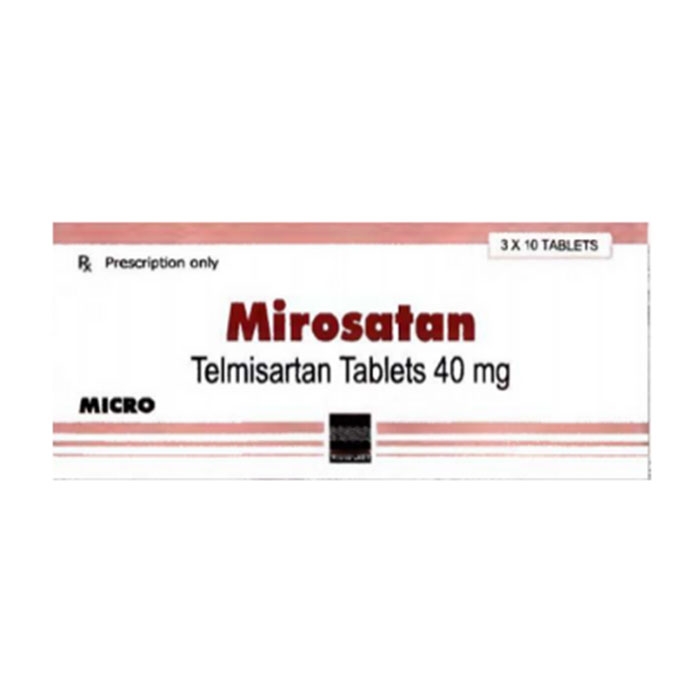 Thuốc tim mạch Mirosatan Telmisartan 40mg