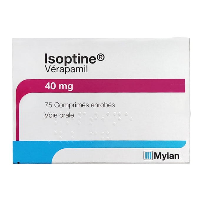 Isoptine 40mg Mylan, Hộp 75 viên