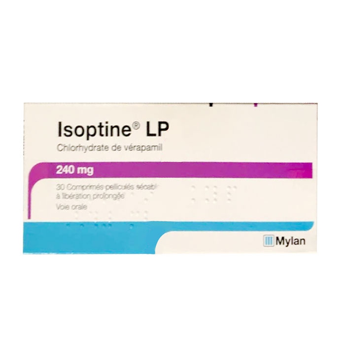 Isoptine LP 240mg Mylan, Hộp 30 viên