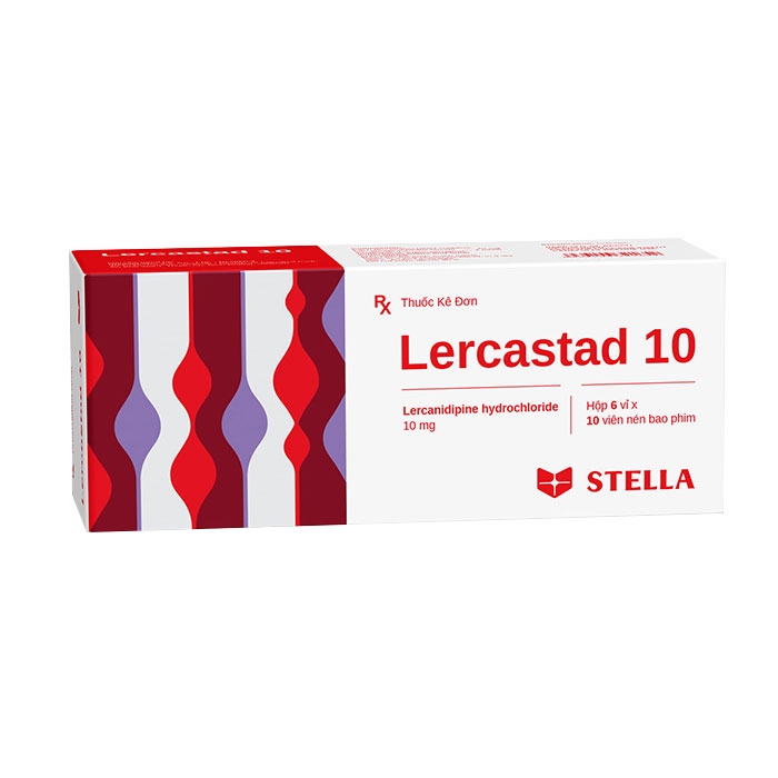 Thuốc tim mạch Stella Lercastad 10mg