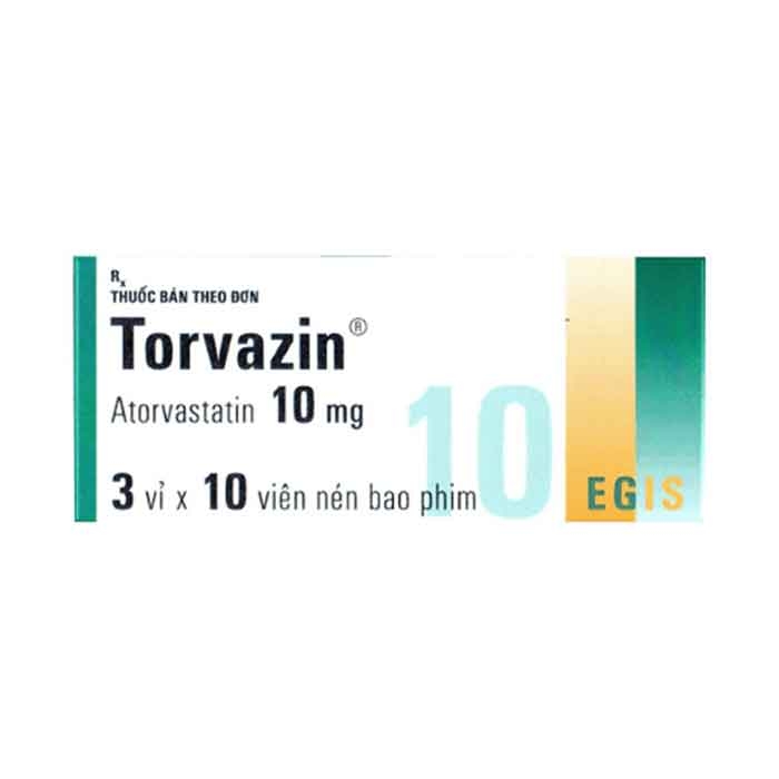 Thuốc tim mạch Torvazin 20mg, Hộp 30 viên