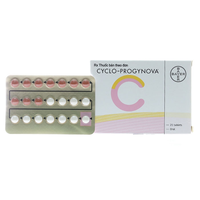 Thuốc trị thiếu estrogen Cyclo Progynova 21 viên