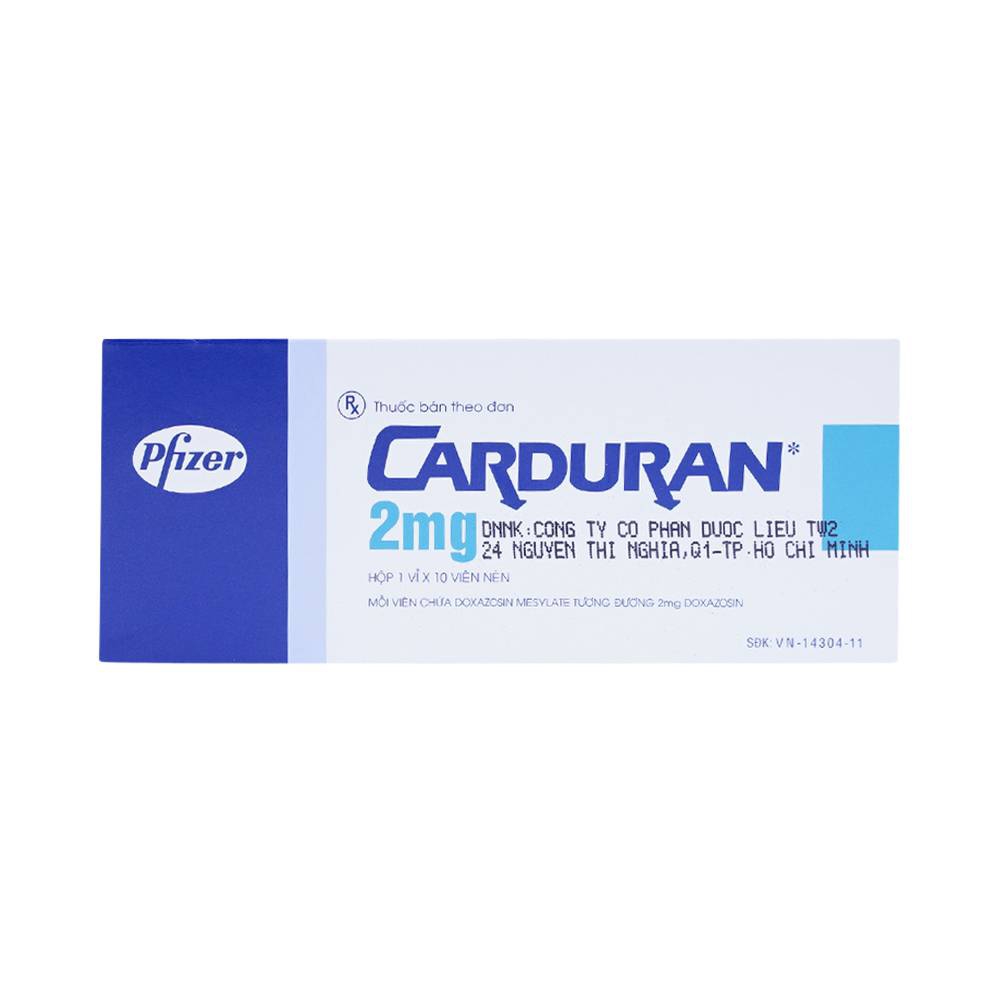 Thuốc Carduran 2mg ( Dosazosin 2mg )