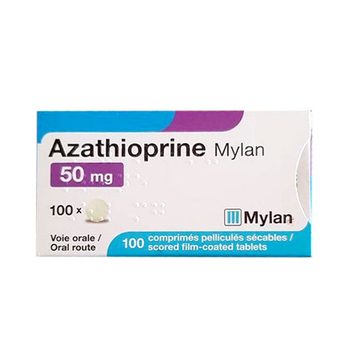 Azathioprine Mylan 50mg, Hộp 100 viên