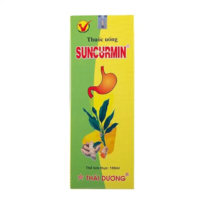 Thuốc uống Suncurmin dạng nước điều trị viêm loét dạ dày tá tràng
