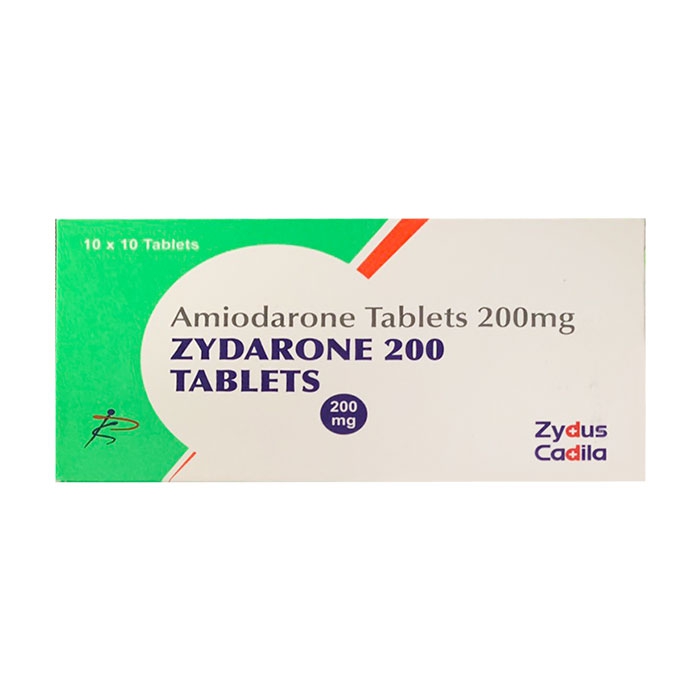 Thuốc Zydus Zydarone  Amiodarone 200mg, Hộp 100 viên