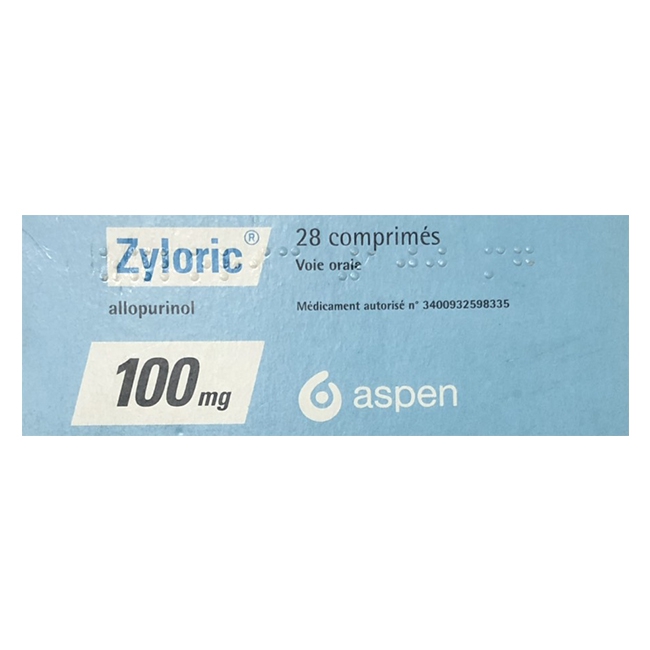 Thuốc Zyloric 100mg, Hộp 28 viên