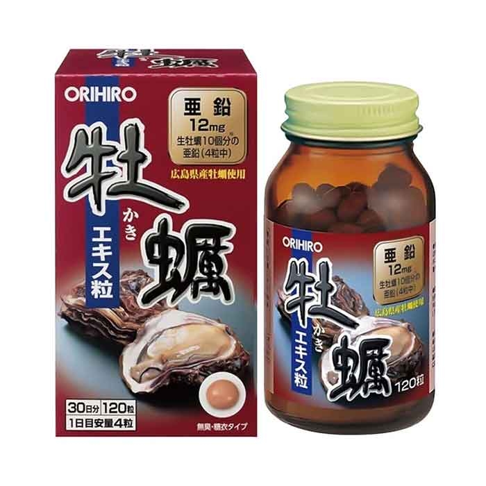 Tinh chất hàu Orihiro New Oyster Extract Tablets, Chai 120 viên