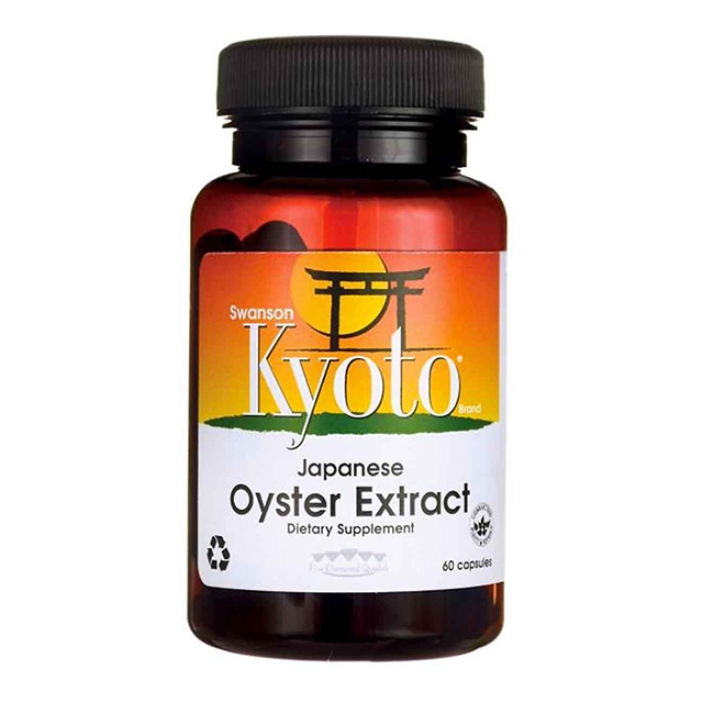 Tinh Chất Hàu Swanson Kyoto Oyster Extract 500mg, Chai 60 viên