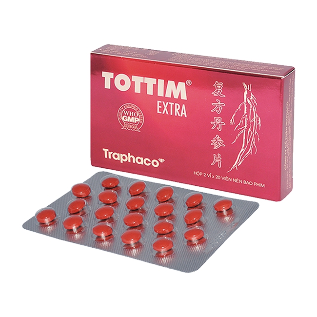 Traphaco Tottim Extra, Hộp 40 viên