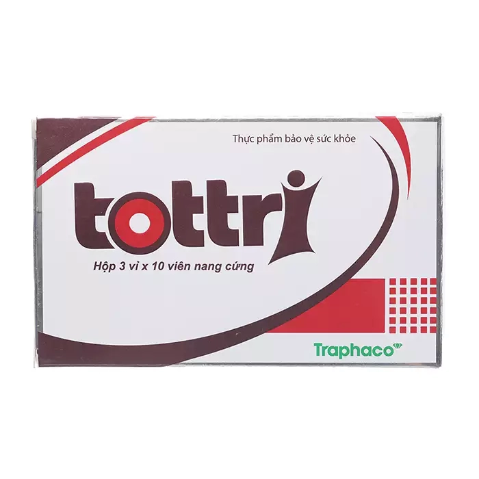 Tottri Traphaco 3 vỉ x 10 viên - Viên uống hỗ trợ bênh trĩ