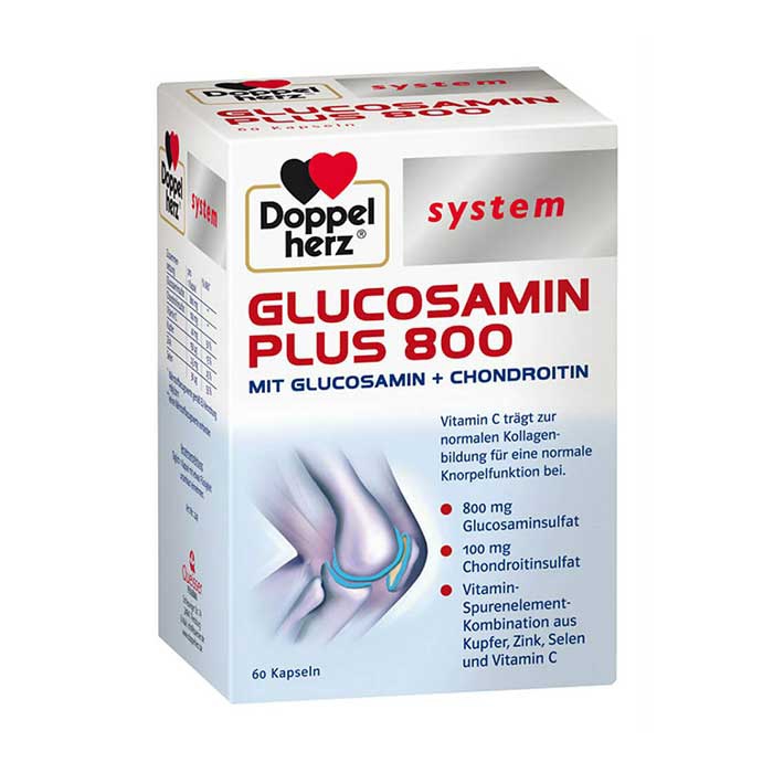Tpbvsk Bổ Xương Khớp Doppelherz Glucosamin Plus 800, Hộp 60 viên