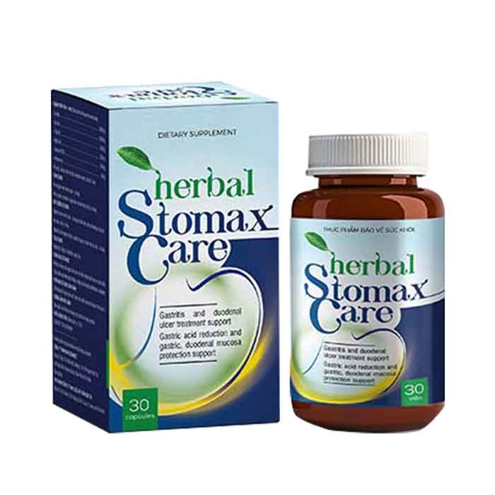 Tpbvsk dạ dày Herbal Stomaxcare, Hộp 30 viên