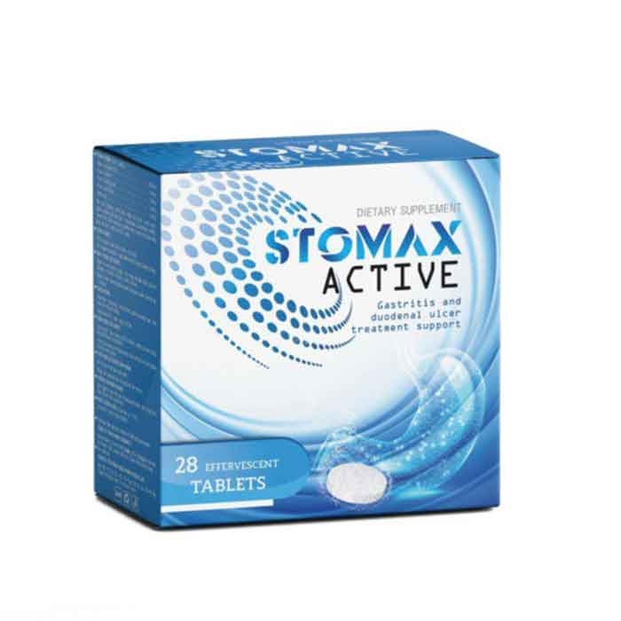 Tpbvsk giảm viêm loét dạ dày - tá tràng Stomax Active, Hộp 28 viên