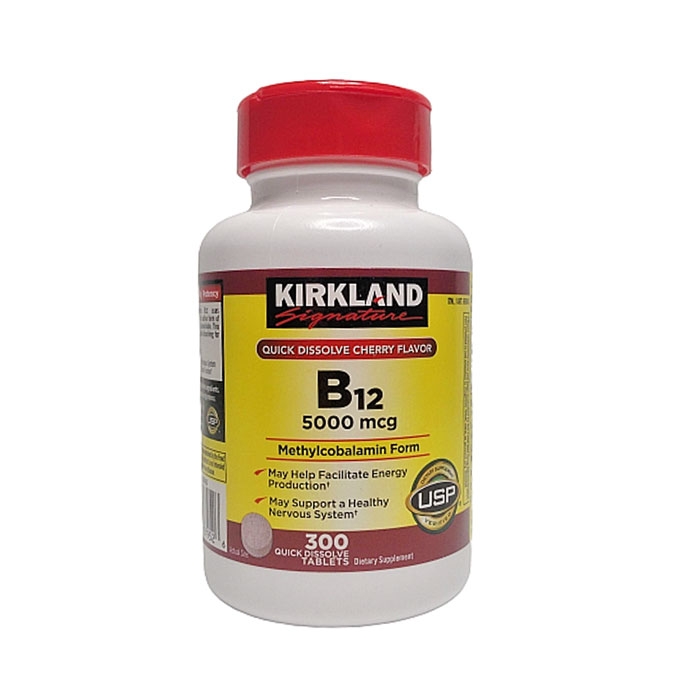 Tpbvsk Kirkland Vitamin B12 5000mcg, Chai 300 viên