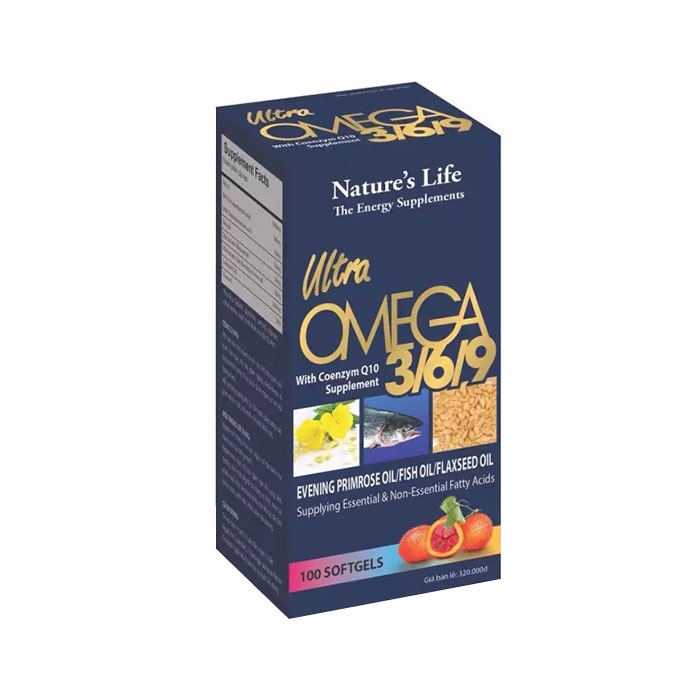 Nature's Life Ultra Omega 369, Chai 100 viên