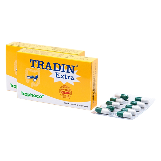 Traphaco Tradin Extra, Hộp 20 viên