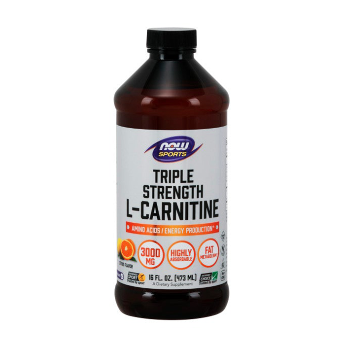 Triple Strength L-Carnitine Now 473ml - Hỗ trợ giảm cân hiệu quả
