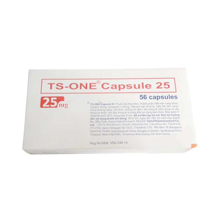 Thuốc TS-One capsule 25mg, Hộp 56 viên