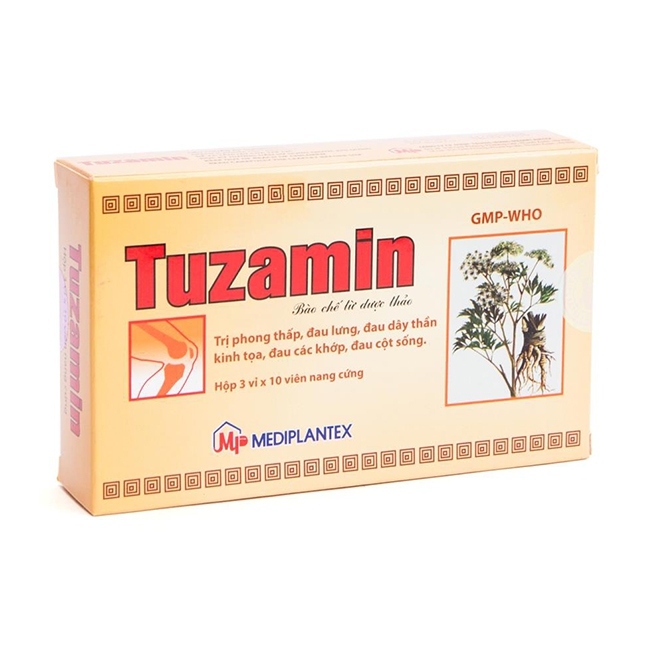 Tuzamin trị phong thấp đau lưng
