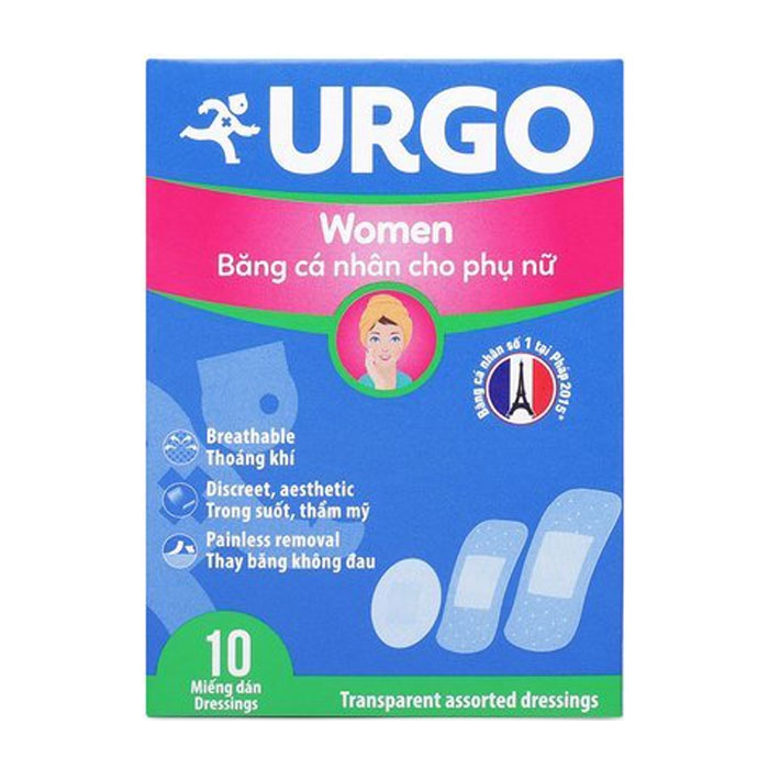 Urgo Women 10 miếng – Băng cá nhân