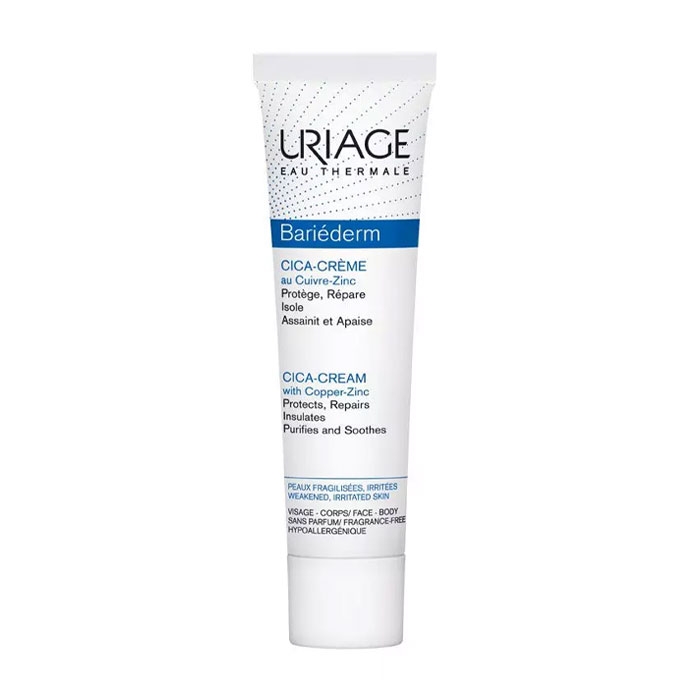 Uriage Cica-Cream with Copper-Zinc 40ml – Kem dưỡng ẩm dành cho da dể kích ứng