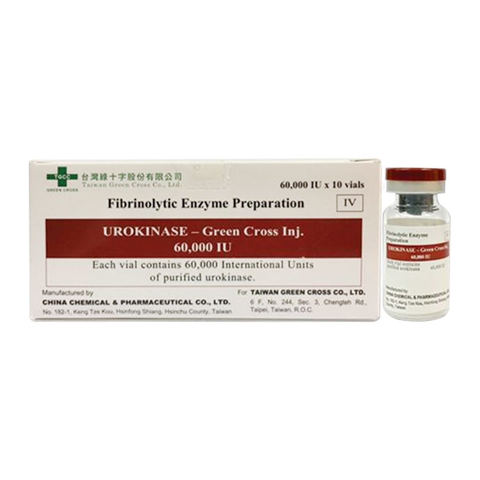 Thuốc Urokinase-Green Cross Inj. 60.000 IU