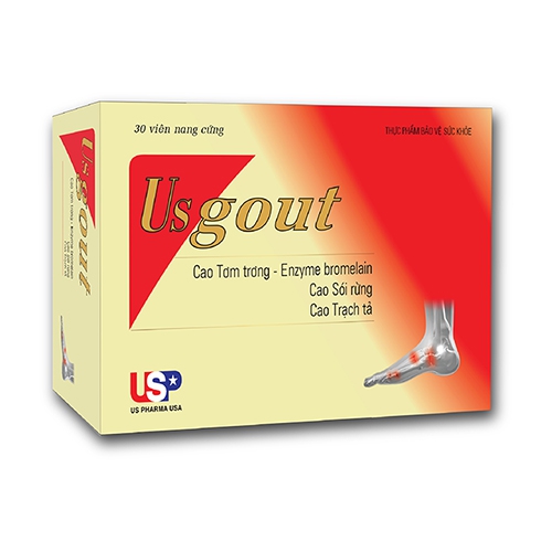 Usgout hỗ trợ điều trị gút US Pharma